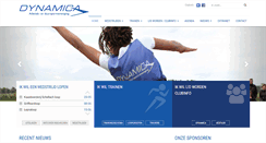 Desktop Screenshot of dynamica-sport.nl